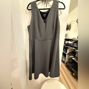 Torrid Women's Black Stretch Sleeveless Fit and Flare Dress Size 2 NWOT